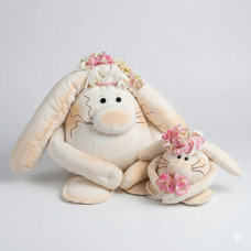 Coelho de pano Casal